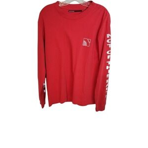 NOT OF THIS WORLD Long Sleeve Graphic T-Shirt Streetwear Y2K Top S relaxed comfo